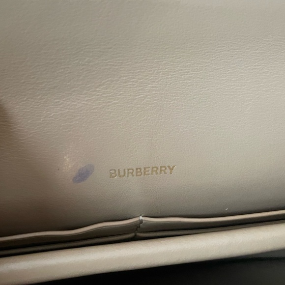 BURBERRY SMALL MONOGRAM MOTIF LEATHER CROSSBODY BAG. - Picture 14 of 16
